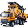1/24 Scale Dump Truck Toy Metal Die Cast Construction Truck Toys with Simulated Sounds and Lights,Dump Truck Toy with Openable Rear HoodDump Trucks