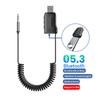 Wireless Car Bluetooth 5.3 Audio Receiver 3.5mm Jack U-disk Aux Transmitter Hands-free Call USB Power For Car Radio Mp3 Speaker