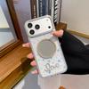 Любовь зеркало лазерная звезда край сверло адаптируется к iPhone15promax чехол для мобильного телефона нишевый 16pro зеркало для макияжа