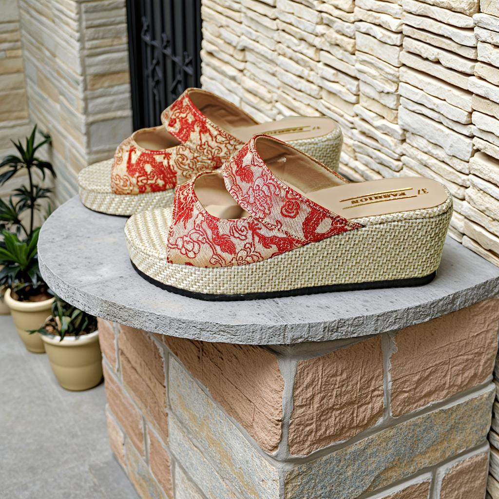 Модные женские туфли Стиль Плетеные туфли с вышивкой Женская мода Дышащие туфли на плоской подошве Повседневная обувь для женщин Zapatos De Mujer