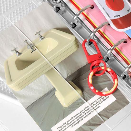 Прозрачная обложка для ПВХ-биндера размера M5 A6 A7 с 5 отверстиями, сменная оболочка для фотокарточек