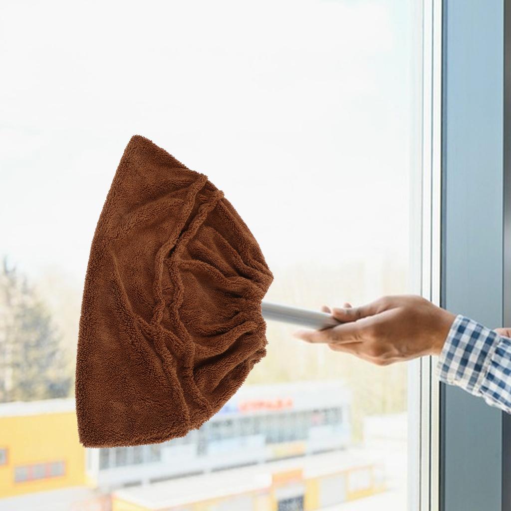 Broom Cloth Cover 1Pc Green Dry Wet Mop Sweep Dust Hair Cleaning Tool Home Supplies Broom Cover Reusable Fits All Brooms