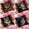 Ренессанс Королевский Кот Забавная Наволочка с Рисунком Наволочка для Гостиной Дивана Наволочка и Декор Спальни