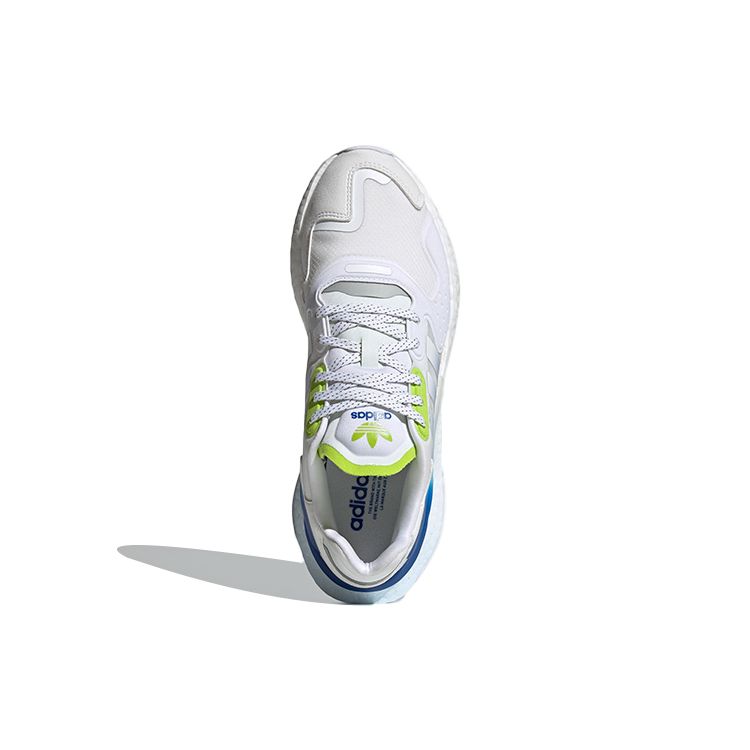 adidas Кроссовки унисекс Day Jogger White Polar Blue Cloud-White Sky-Tint Acid-Mint GW4912
