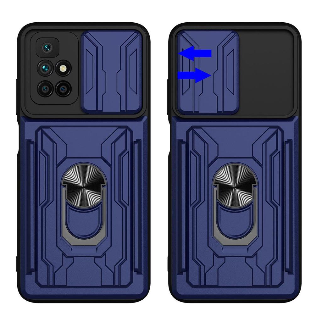 Camera Lens Protection Case For Samsung A02S A22 A12 A30 A50 S20 Ultra iPhone 11 12 13 Pro Max Removable Card Slot Bracket Finger Ring Phone Cover