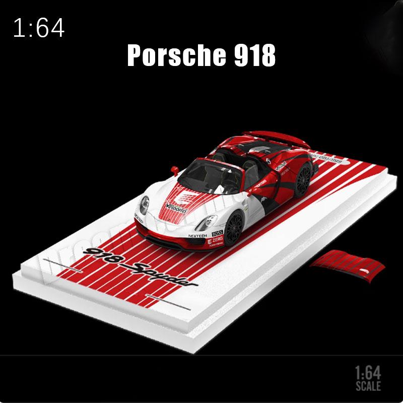 1:64 Porsche 918 Alloy Car Model Collectible Boutique Model Holiday Gift
