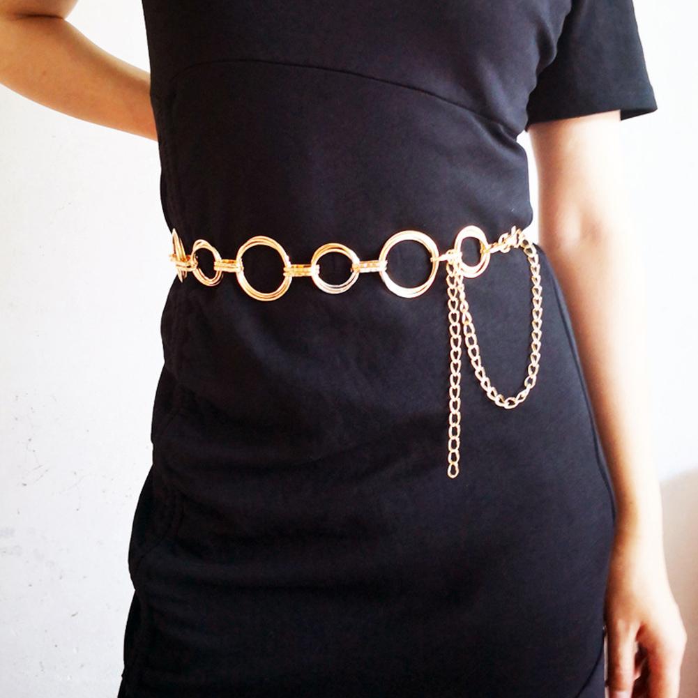 Fashion Retro Circles Fringed Waist Chain Sexy Body Chain Decoration