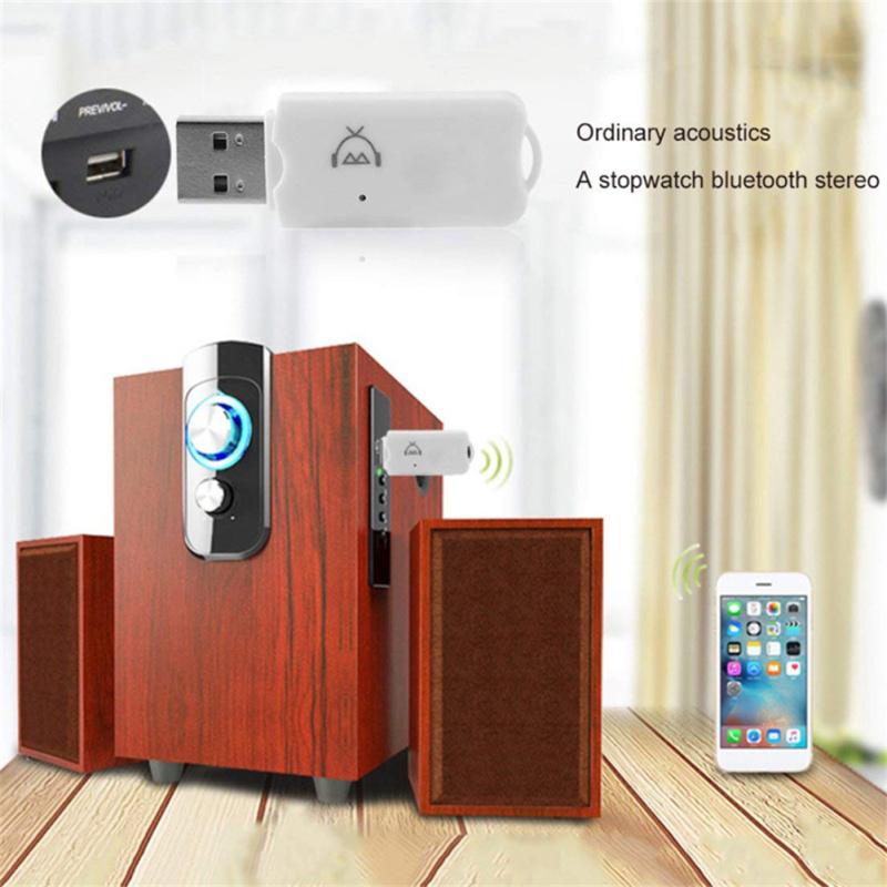 Внешний USB-совместимый с Bluetooth музыкальный приемник Беспроводной аудиоадаптер с совместимым микрофоном