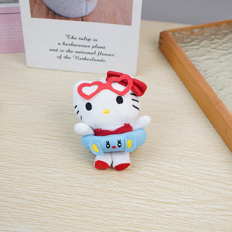 Hello Kitty Бикини Надувное кольцо Подвеска и Сердце Плюшевая кукла Брелок Шарм