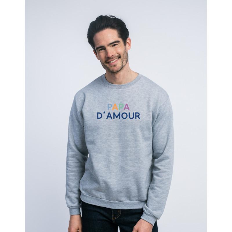 Men's Sweatshirt - COLORFUL LOVE DAD