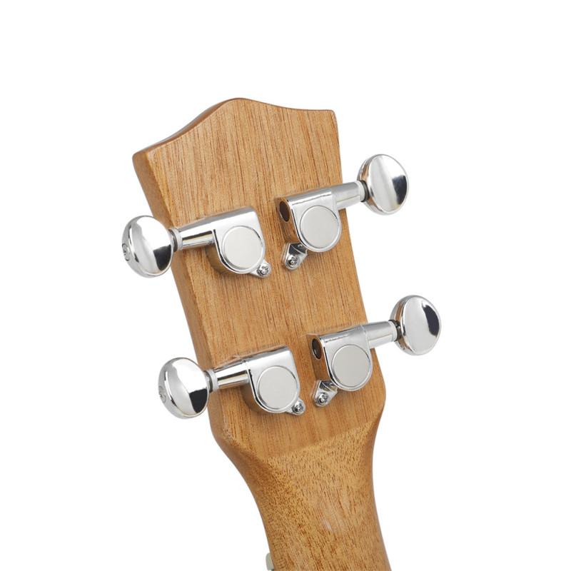 UK2385 23-дюймовая концертная гавайская гитара из ели и акации, классическая гитара укулеле со струнным каподастром в сумке