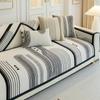 Chenille Geometry Sofa Cover Striped Couch Mat Thickened Sofa Covers for Living Room Universal for Seasons French Couch Cushion