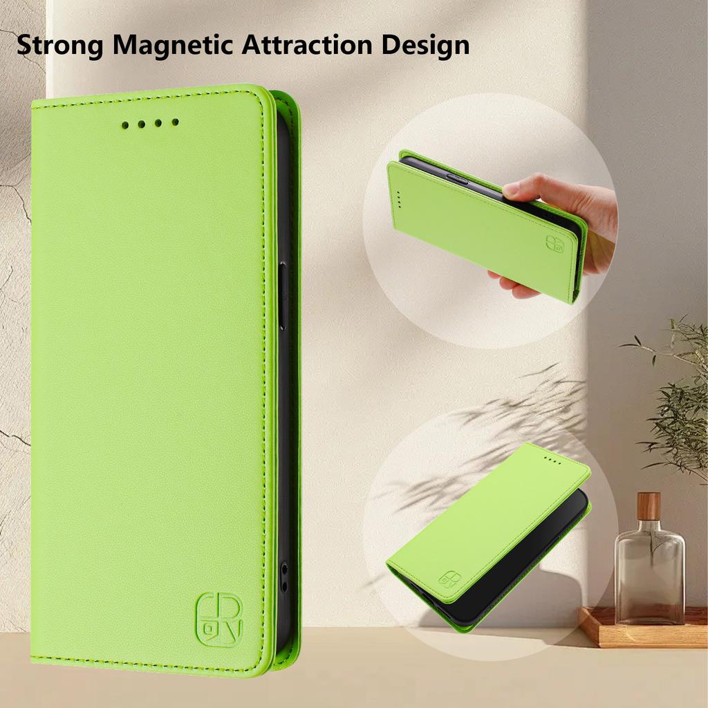 For Motorola Moto G60,G10,G20,G30,G Play,G Power,G Pure,G31,G41,G51,G62,G72...Premium PU Leather Wallet-Style Case,Shockproof & RFID-Blocking