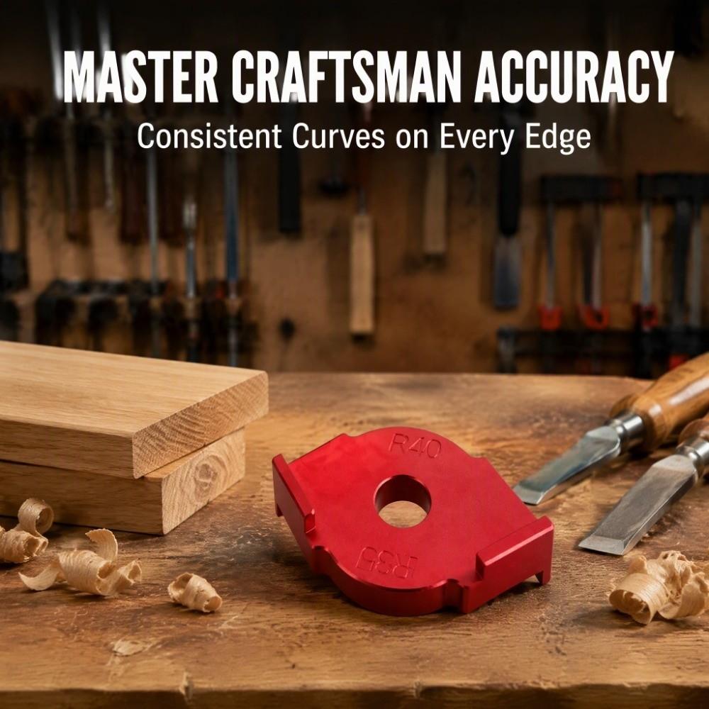 Semicircle Corner Radius Jig R Angle Trimming Tool Quick Positioning Template Router Machine