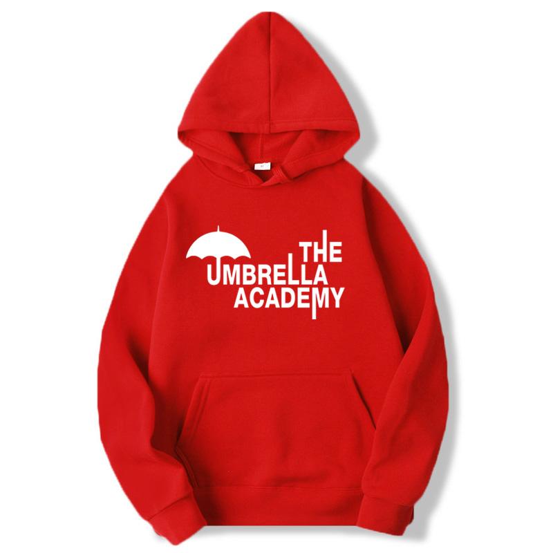 Новая толстовка с капюшоном с принтом зонтика из сериала «Академия Амбрелла», женские толстовки унисекс, повседневные флисовые толстовки на весну и осень