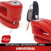 RADIKAL RK306R Motorcycle Disc Brake Lock for and 6mm Locking Lightweight Anti-Theft Lock, Motorcycles, Scooters, Bikes, Electric, Pin,