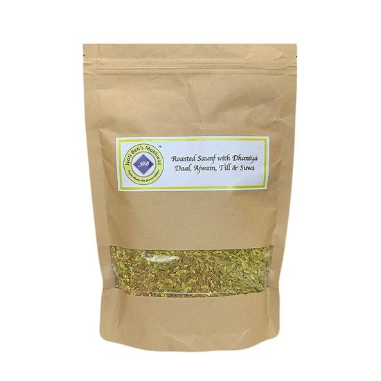 Зеленый чай Girnar Detox (36 чайных пакетиков) + Мухвас Джиоти Бен, жареный саунф с Дханией Даал Тилль, Аджвайном и Сувой, 250 г