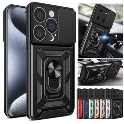 Чехол для телефона с защитным кольцом для объектива камеры для iPhone 15 14 13 12 11 Pro Max X XR XS Max 7 8 14 15 Plus противоударный жесткий чехол-держатель для ПК