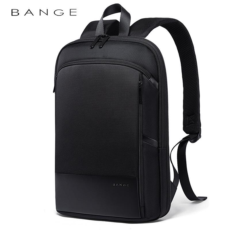 BANGE Ultrathin Expandable Waterproof Backpack for Men - Large Capacity Business & Multifunctional Laptop Bag