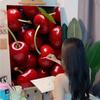 Набор для рисования цифровой картины маслом по фруктам своими руками - Новый стиль для снятия стресса, Рама не входит в комплект