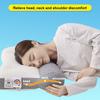 Новая подушка для шеи Traction Neck Pillow из соевого волокна с эффектом памяти Slow Bounce Cushion для защиты шеи для домашнего отеля
