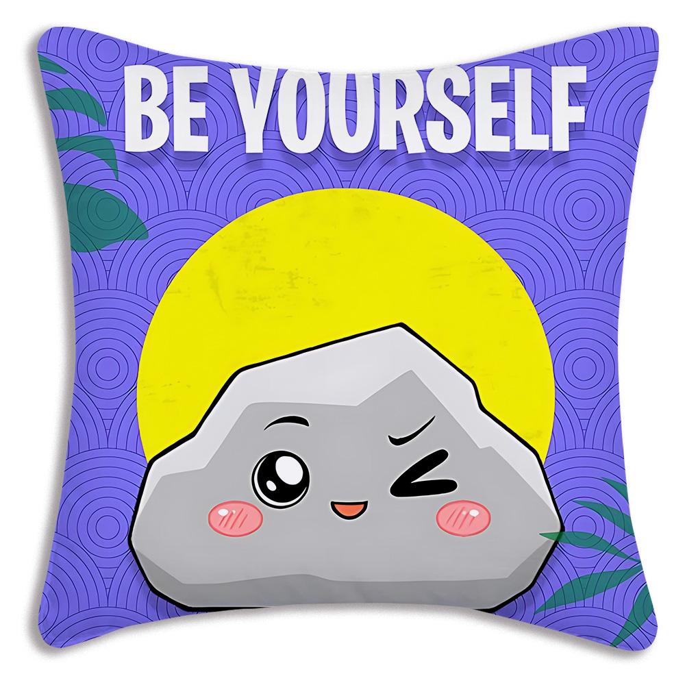Game Lanky Boxs Pillow Covers Cartoon Sofa Decorative Home Double-sided Printing Short Plush Cute Cushion Cover