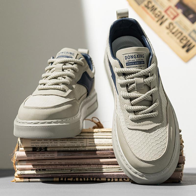 Универсальные кожаные мужские повседневные туфли на шнуровке мужские вулканизированные туфли модные туфли для вождения для отдыха на природе мужские кроссовки обувь для скейтбординга