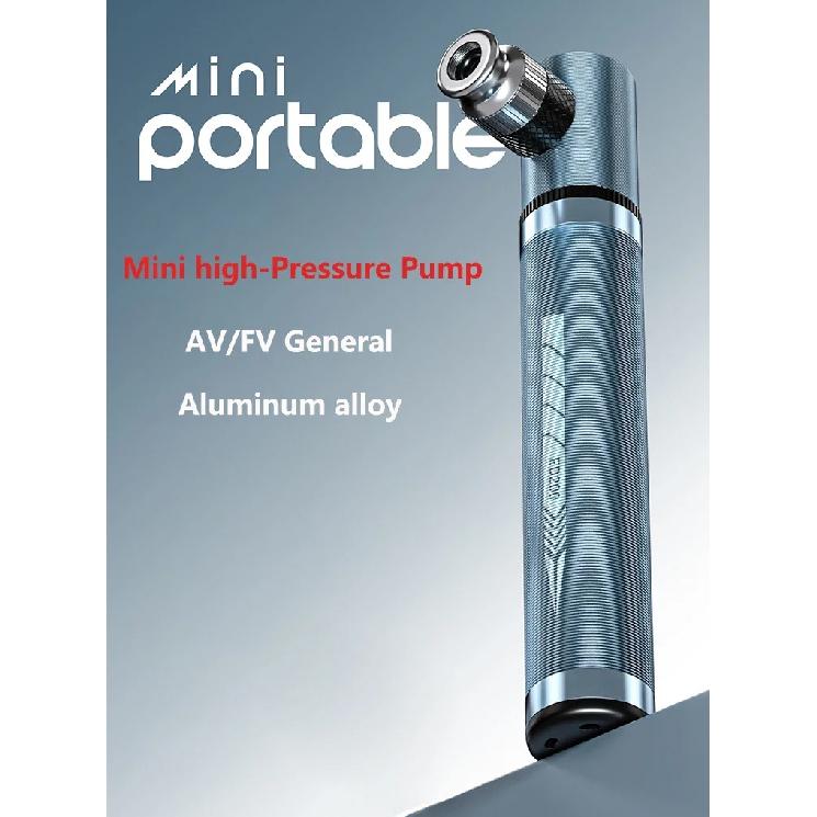 ENLEE BIKING Mini Bicycle Pump Aluminum Alloy Cycling Hand Air Pump Ball Tire Lnflator Presta Valve MTB Road Bike Portable Pump