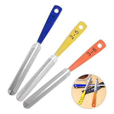 Набор инструментов для пропиловки порожка гитары и регулировки расстояния между струнами