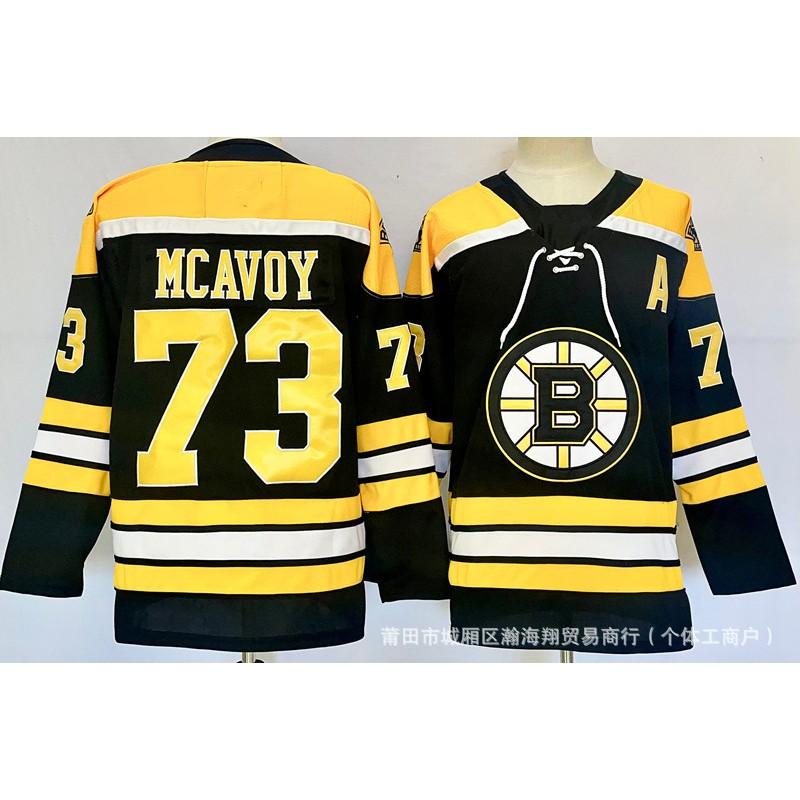 Boston Bruins NHL Ice Hockey Jersey Mens Embroidered 88 Team Uniform Sports Fan Wear