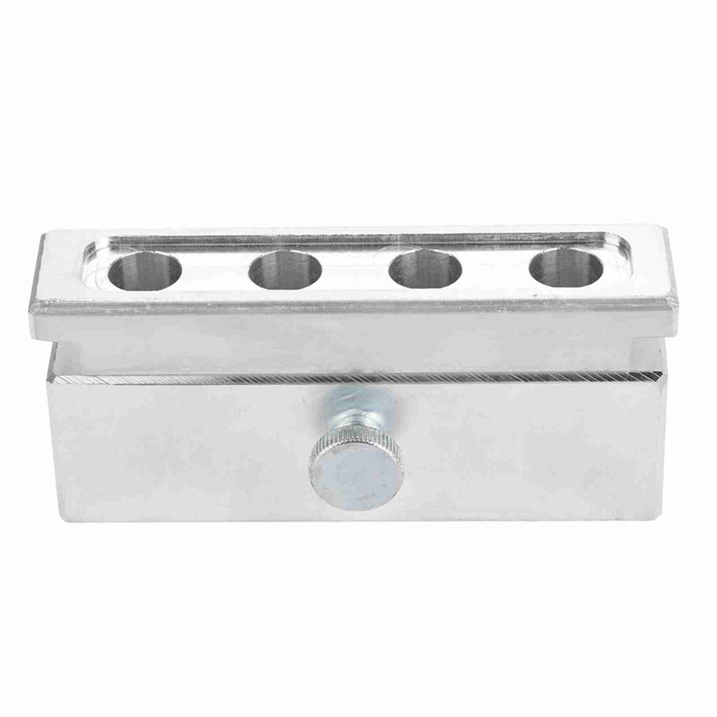 4 Cavities DIY Lipstick Mold Aluminum Alloy Lip Balm Maker Tool (Single Use)