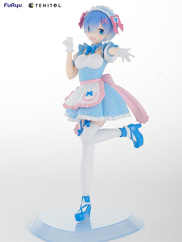 Re:Zero -Starting Life in Another World- Yumekawa Maid Rem & Ram Tenitol Figure Set