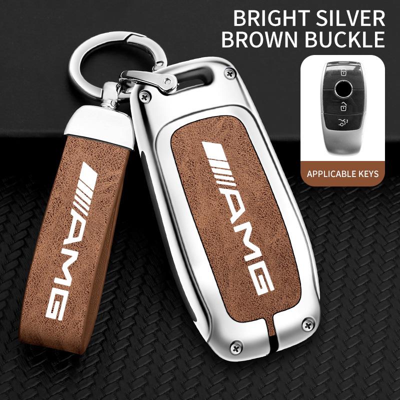 TXF4 Zinc Alloy Car Key Case Cover Protector Shell Fob Holder For Mercedes Benz AMG W177 W176 X166 X167 C257 C218 X253 C118 C117 H247
