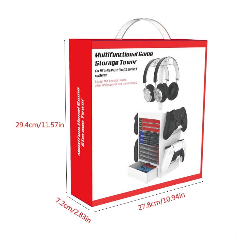 Для хранения кронштейнов игровых дисков карт Tower Controller Holder Multi-function Console Stands