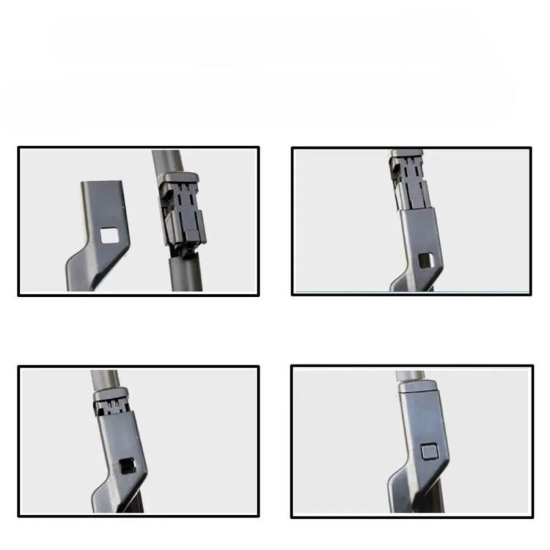 26"+16" Frameless Wipers for Fiat Tipo 356 2015-2019, Fits Fiat Egea, Fiat 500L, Fiat Doblo, Fiat Fiorino, Jeep Renegade