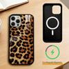 Чехол для телефона с принтом леопарда и тигровой шкурой для iPhone 17, 16, 15, 14, 13, 12, 11 Plus, Pro, магнитный для беспроводной зарядки Magsafe