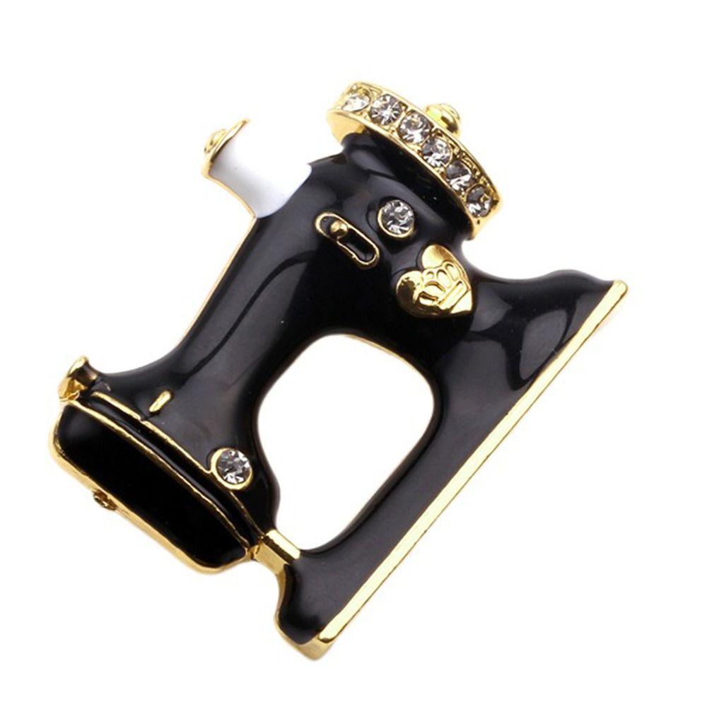 Metal Badges Pendants Enamel Brooch Sewing Machine Brooch Hanger Brooches Suit Collar Pins