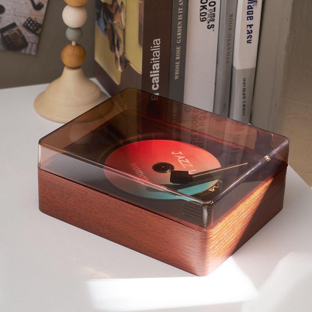 Ретро-проигрыватель компакт-дисков Bluetooth: Spot Cross-Border Desktop Audio System с дизайном, вдохновленным Fever, для дисковых альбомов