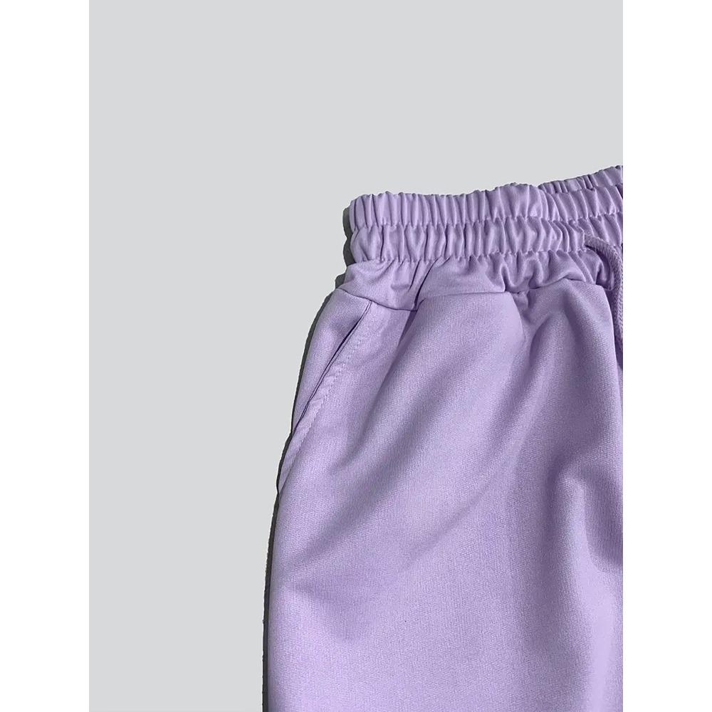 Drawstring Elastic Wide Leg Straight Pants Women's Slogan Printed Casual Loose Retro Straight Pants