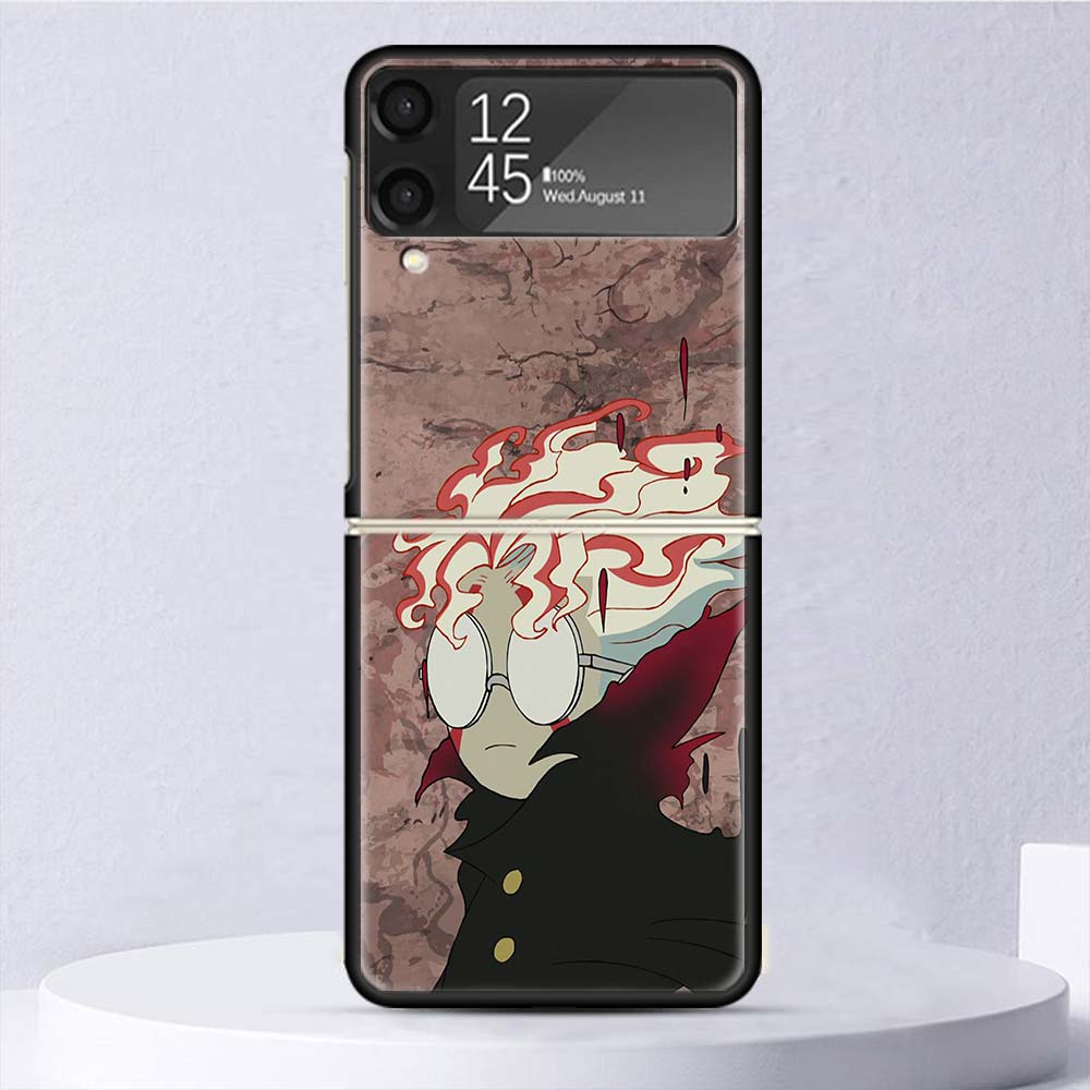 Аниме D-Dandadans Okarun Ударопрочный Чехол Для Samsung Galaxy Z Flip 7 6 5 4 3 5G Чехол для Телефона Z Flip3 Flip4 Flip5 Flip6 Flip7 Shel