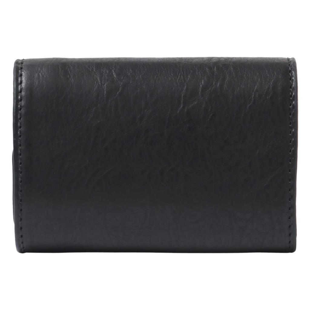 Dakota Black Label Minimo Мужской компактный кошелек трифолд, Натуральная кожа, Черный, BL-627601-10