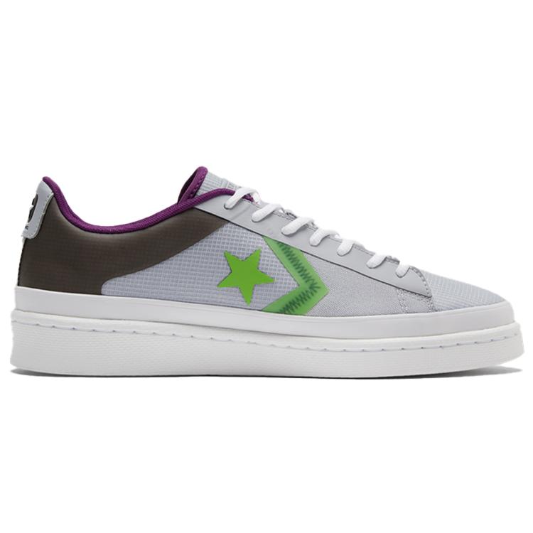 Кожаные низкие кеды Converse Pro 'Miami Vibez - Gravel Bold Wasabi' 170758C