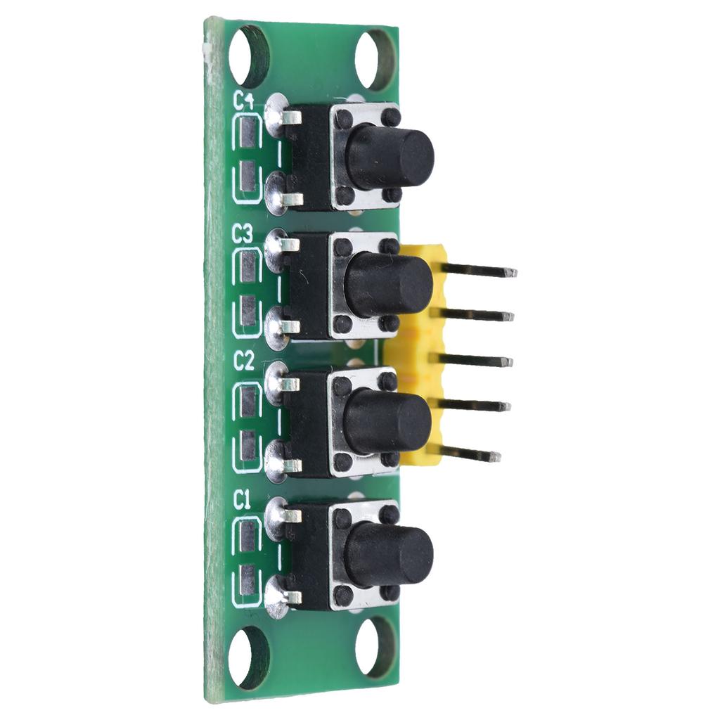4 Pin Keyboard Module 4 Independent Buttons Keypad Control Switch for Electronic Experiment