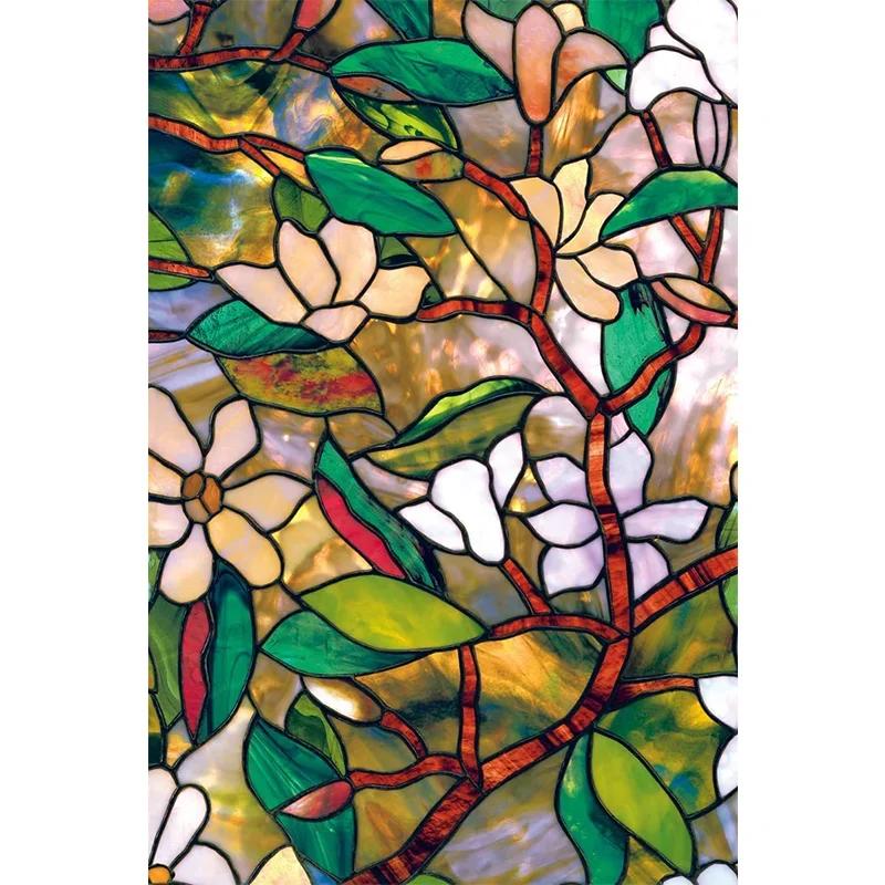 Пленка для защиты окон Magnolia Window Film Stickers Неклеящиеся статические наклейки для стекла Солнцезащитные УФ-фильтры Тепловые