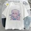 Y2k Harajuku аниме женская футболка свободная футболка большого размера Fe унисекс одежда летний топ с графическим рисунком футболка с рисунком японская уличная одежда
