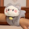 Ring Clap Cat Plush Toy Wristband Bracelet Decoration Kids Gift Cartoon Cute