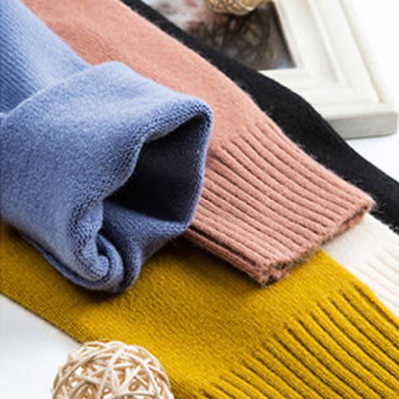 Женский однотонный вязаный свитер, пуловеры, весна-осень, повседневные теплые женские полуголые женские элегантные