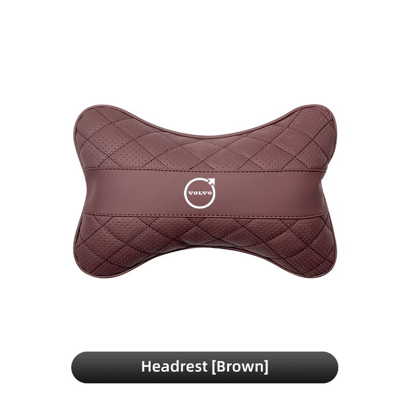 Quality Leather Car Neck Pillow Seat Headrest Cushion For Volvo ES90 EC40 EX40 EM90 XC90 V90 V60 XC60 V40 S80 S60 S90 C40 XC40 V