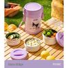 TAFUCO Sanrio Hello Kitty 2 л, 3-ярусный термоизолированный ланч-бокс
