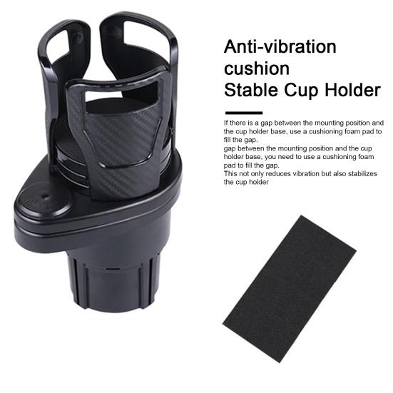Многофункциональный автомобильный держатель для чашек 2 в 1, адаптер-расширитель с регулируемым основанием, двухслойный автоорганайзер для чашек, автомобильные аксессуары